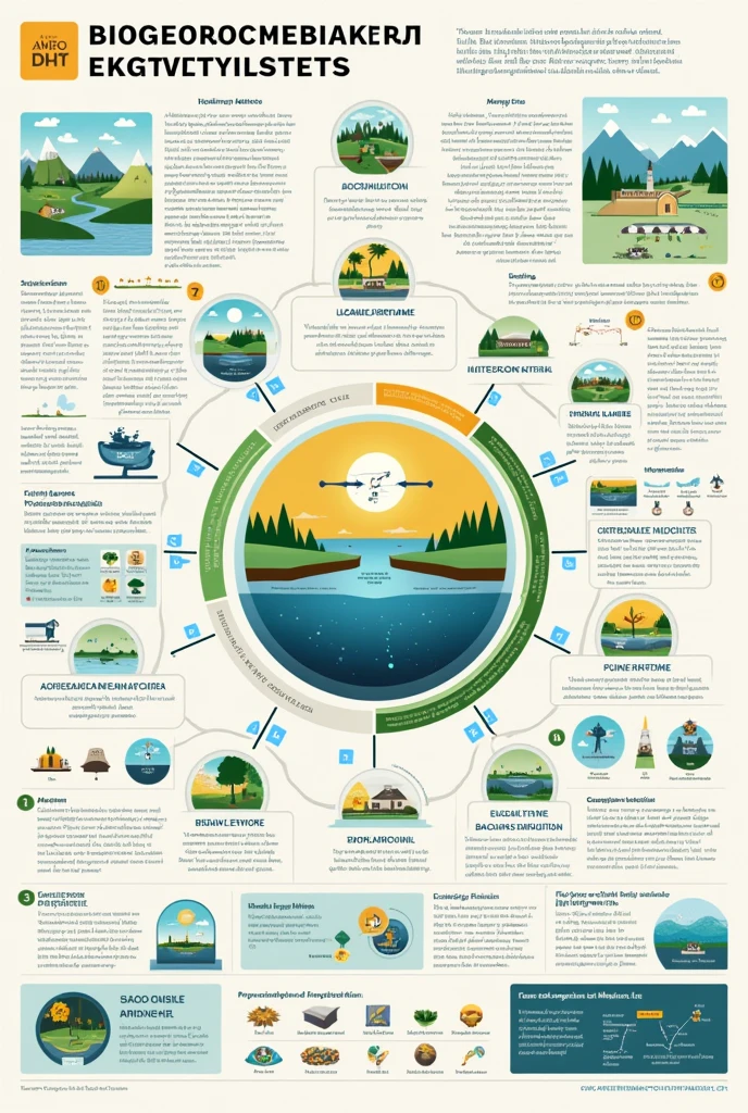 Create a mind map based on the concepts covered in one of the biogeochemical cycles, presented the main substances involved in the cycle you chose, their importance for life and the impacts caused by human actions