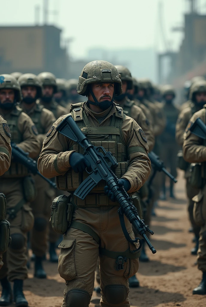 A 3D army photo