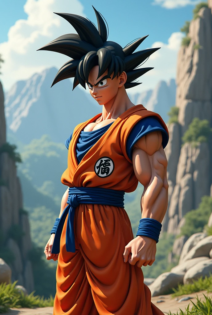 realistic goku