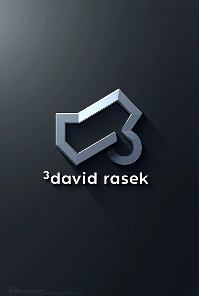 Logo for a prototyping company called 3David Rasek