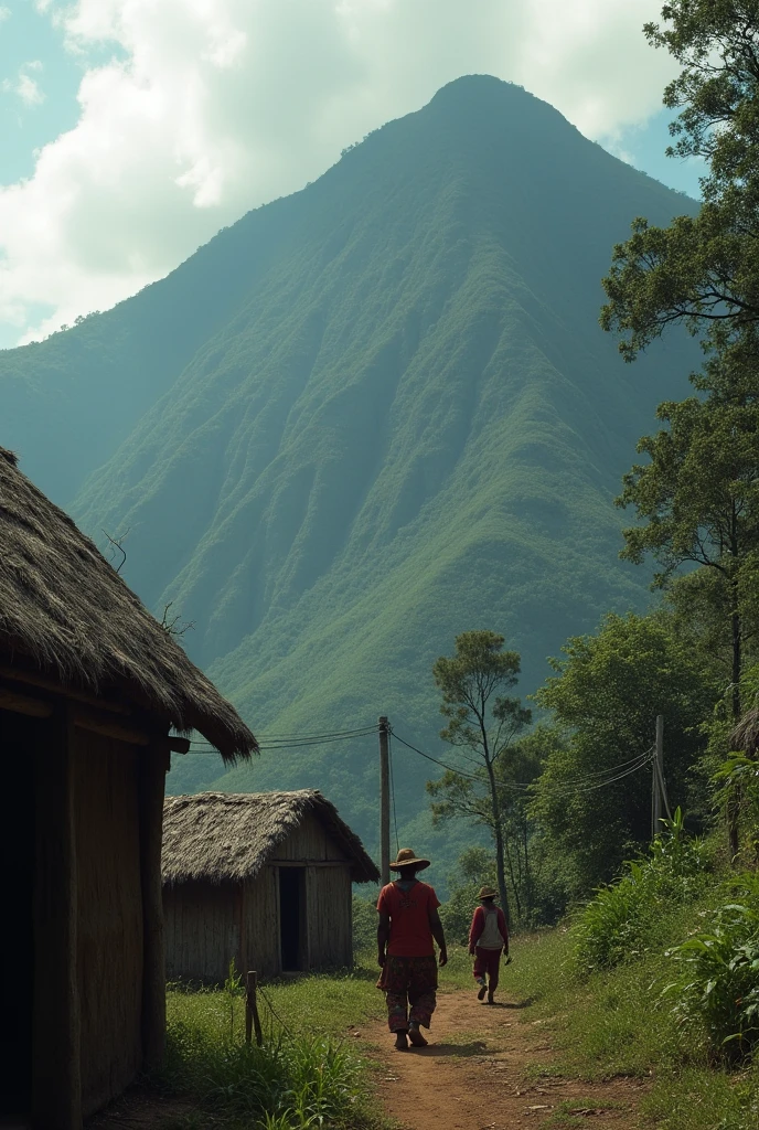 This text narrates a situation of tension between the inhabitants of a town called Pucará and some foreigners interested in exploiting a sacred mountain called Mama Urcu to extract precious minerals.. Foreigners promise wealth, job, and infrastructure improvements in exchange for digging into the mountain. Although some young people in the village are tempted by these promises, The elders and the spiritual leader, Taita Kuri, They recognize that such an action would be a desecration, since the mountain is considered the mother of all, a sacred being whose destruction could break the natural balance and bring negative consequences for the community.
The passage highlights the conflict between economic development proposed by foreigners and respect for indigenous traditions and beliefs that value the mountain as a living and sacred being., crucial to the life and well-being of the community.