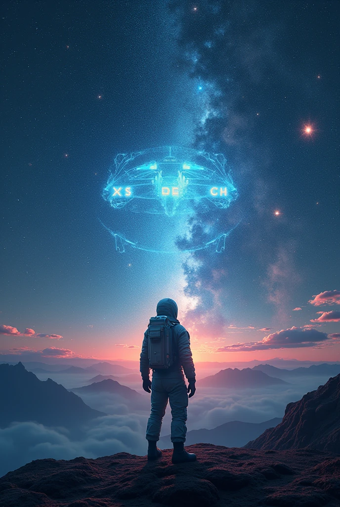 An Interstellar movie related poster with the name on the screen