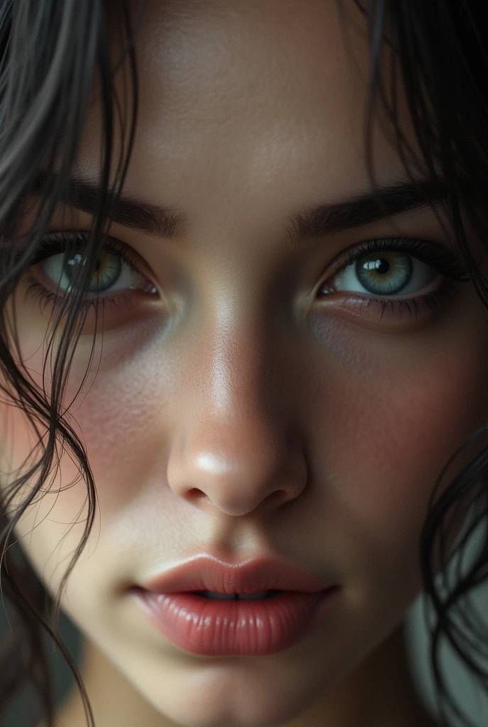 Eyes that express performance and willingness to depend.