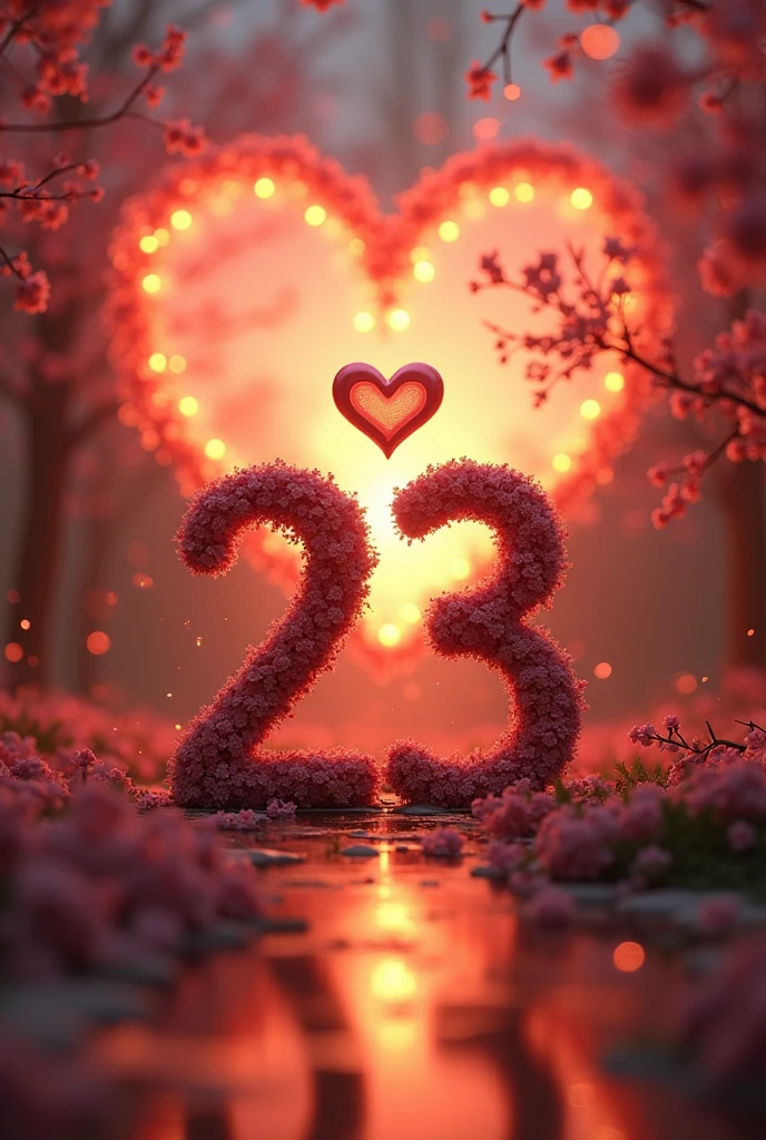 GENERA UNA IMAGEN CON LAS followingS LETRAS CN Y EL NUMERO 23, AND SMALL LETTERS CLEIVER AND NERSY, AND A SYMBOL OF INFINITE LOVE, following, IT'S FOR MY PARTNER