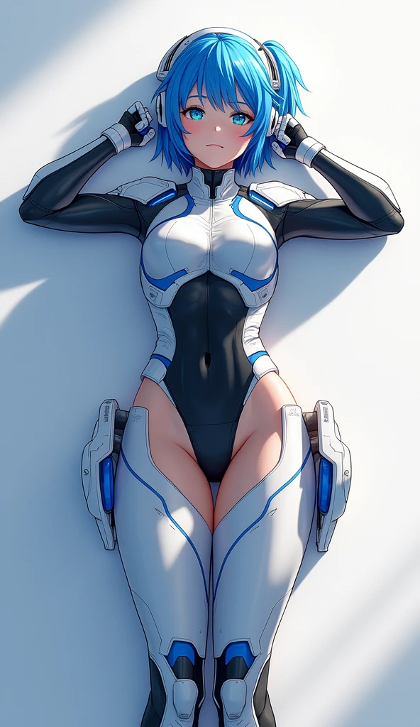 projektmelody, melody, hair ornament, multicolored hair, ponytail, purple hair, big breasts, highlighted hair, triangle hair ornament, two tone hair, sea green eyes, (small breasts:1.2),
BREAK bandaid, Plaster on the face, nose bandage, bare shoulders, (well belted:1.5), elbow gloves, fingerless gloves, gloves, grey gloves, grey swimsuit, grey thigh high, high heels, swimsuit, ponytail, thigh high, white shoes,
BREAK looking at viewer,
BREAK indoors,
BREAK (masterpiece:1.2), Best quality, A high resolution, unity 8k wallpaper, (illustration:0.8), (beautiful detailed eyes:1.6), very detailed face, perfect lighting, extremely detailed computer graphics, (perfect hands, Ideal Anatomy),