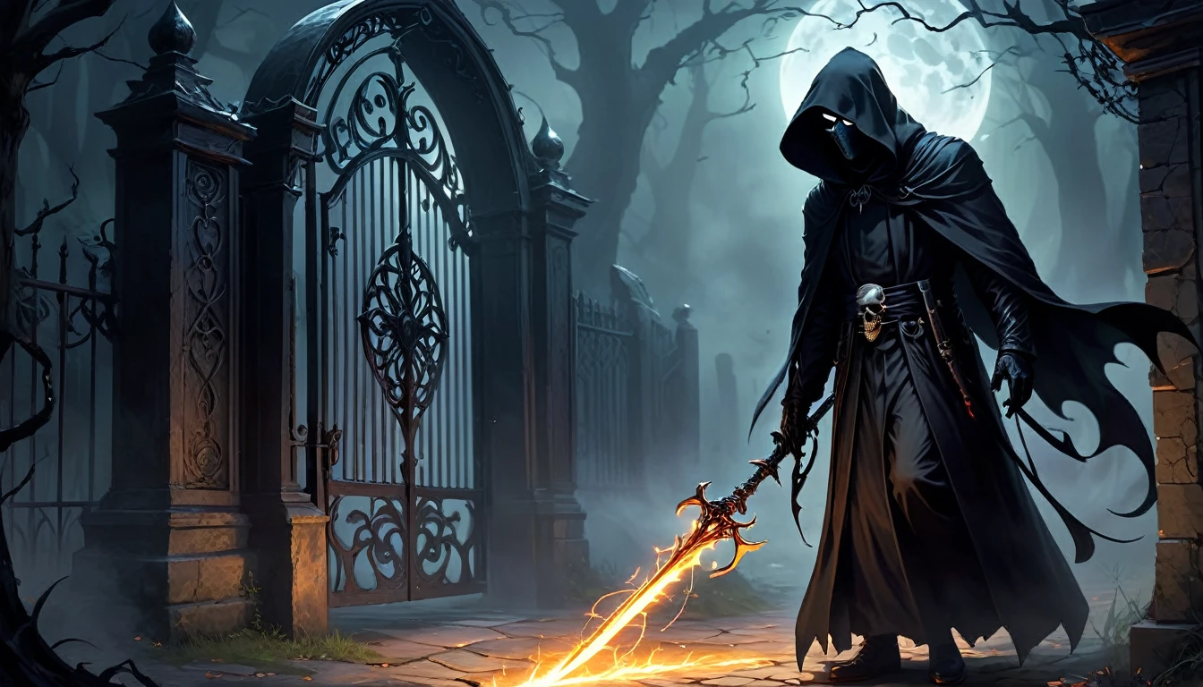 Shadow Pact

Verse 1
In shadows deep, where digital beings creep,
I face a being from a cyber deep.
Grim Cipher, lord of darkness, calls to me,
A secret pact, a price yet to be.

grim reaper
A shadow pact, our fates entwined,
Light and dark, in endless battle lined.
For soul's dark price, I'll open the gate,
To realms unknown, where secrets await.

Verse 2
What lies beneath, oh Cipher, mask you wear?
Perhaps the answers to life's despair.
But at what cost, this knowledge I'll gain?
My soul, my freedom, lost in pain.

grim reaper
A shadow pact, our fates entwined,
Light and dark, in endless battle lined.
For soul's dark price, I'll open the gate,
To realms unknown, where secrets await.

grim reaper
Darkness calls, with promises of lore,
But fear consumes, I'll be no more.
To take his offer, or to stand alone,
Into the unknown, I'll make it known.

grim reaper
A shadow pact, our fates entwined,
Light and dark, in endless battle lined.
For soul's dark price, I'll open the gate,
To realms unknown, where secrets await.