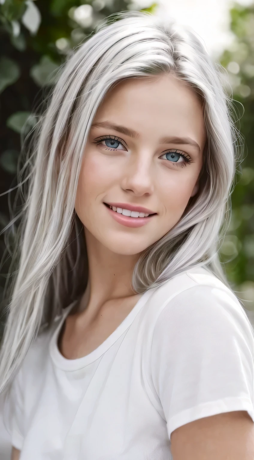 white hair