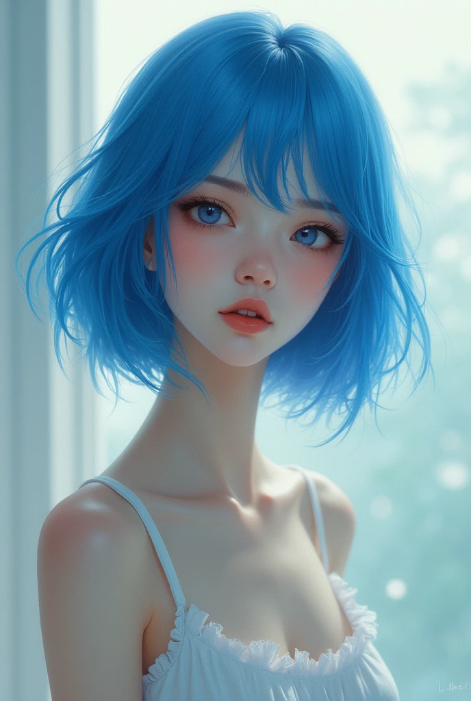 make her hair blue