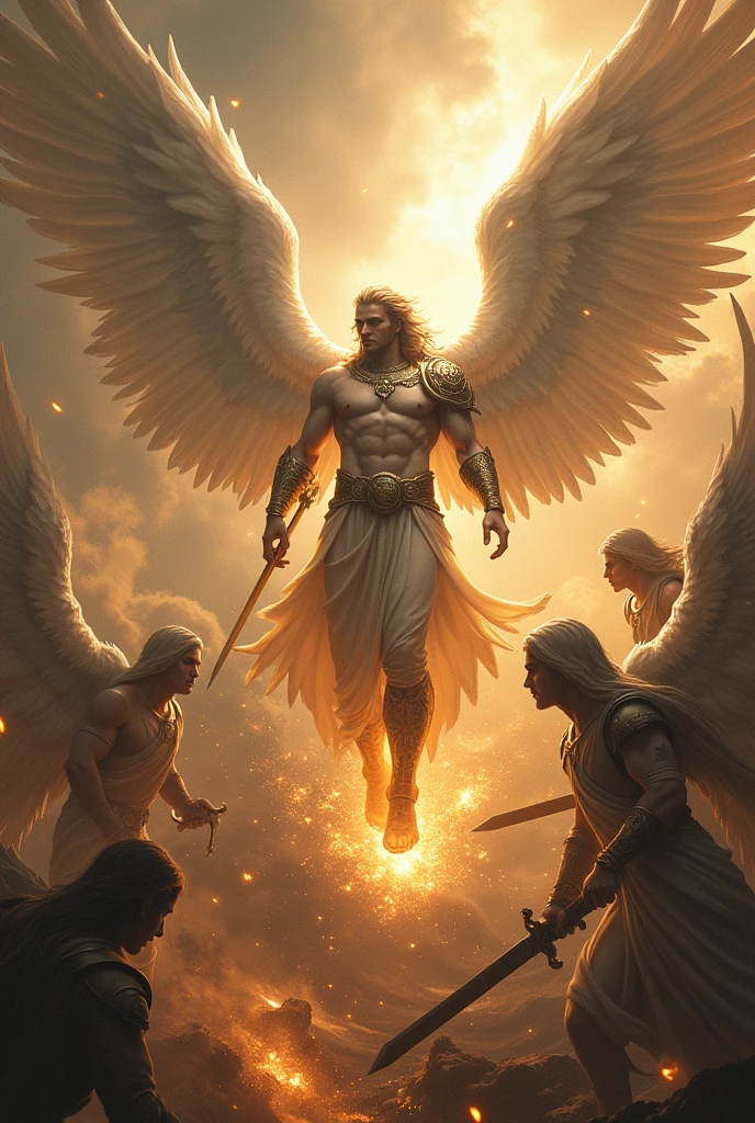 Michael&#39;s fight against the rebel angels



