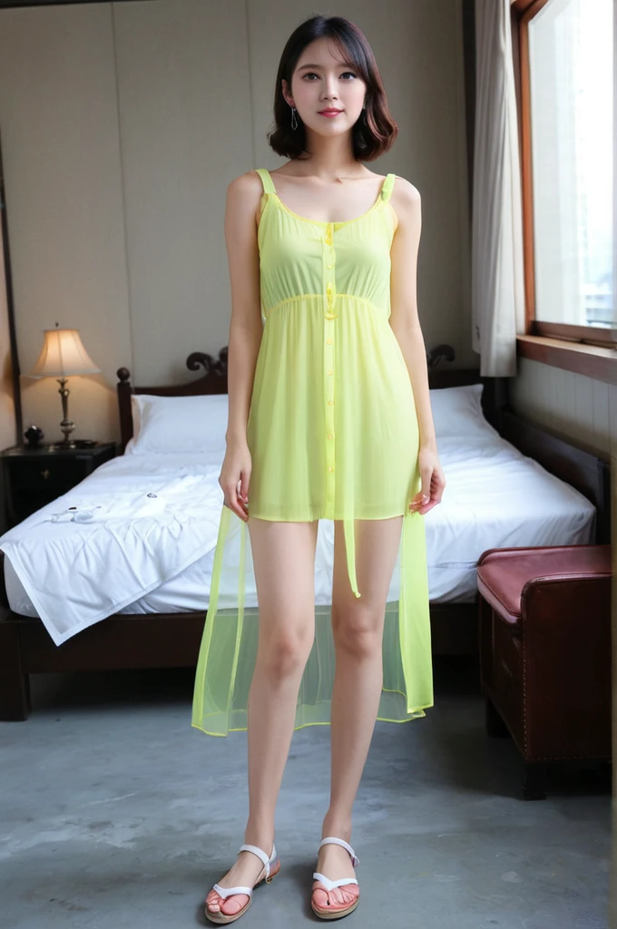 See-through summer dress、one piece
