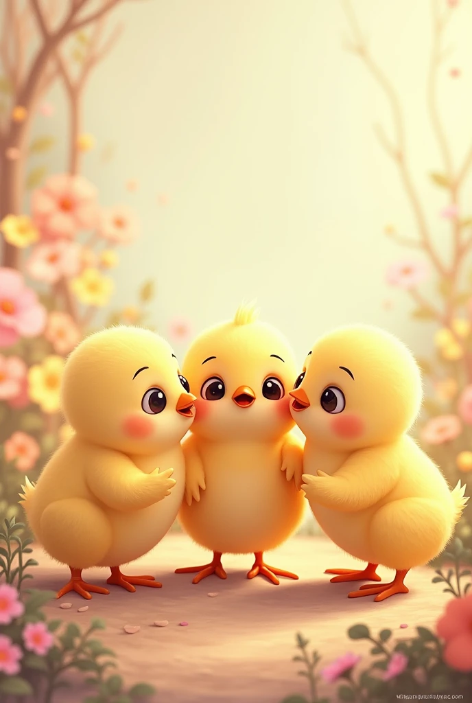 3 bald chick