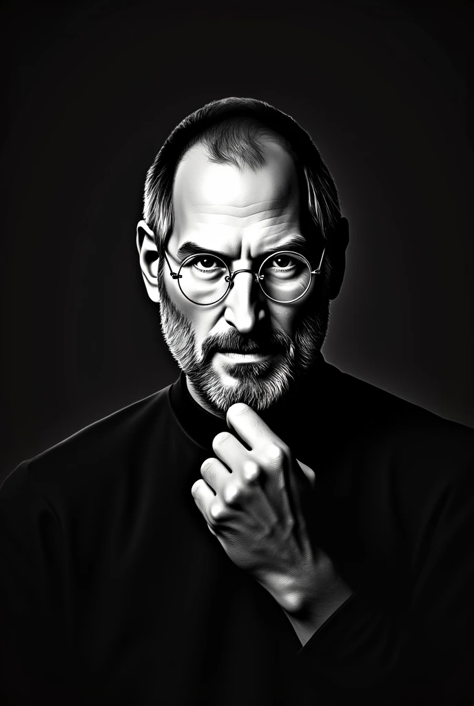 Create an Apple Logo Using Steve Jobs