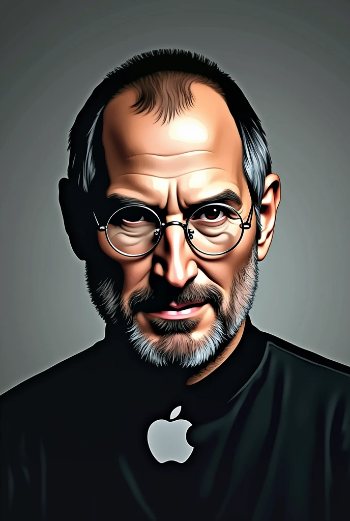 Create an Apple Logo Using Steve Jobs