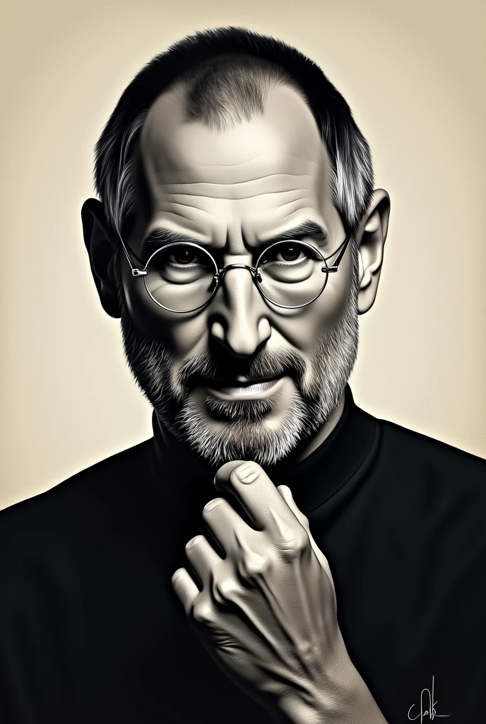 Create an Apple Logo Using Steve Jobs