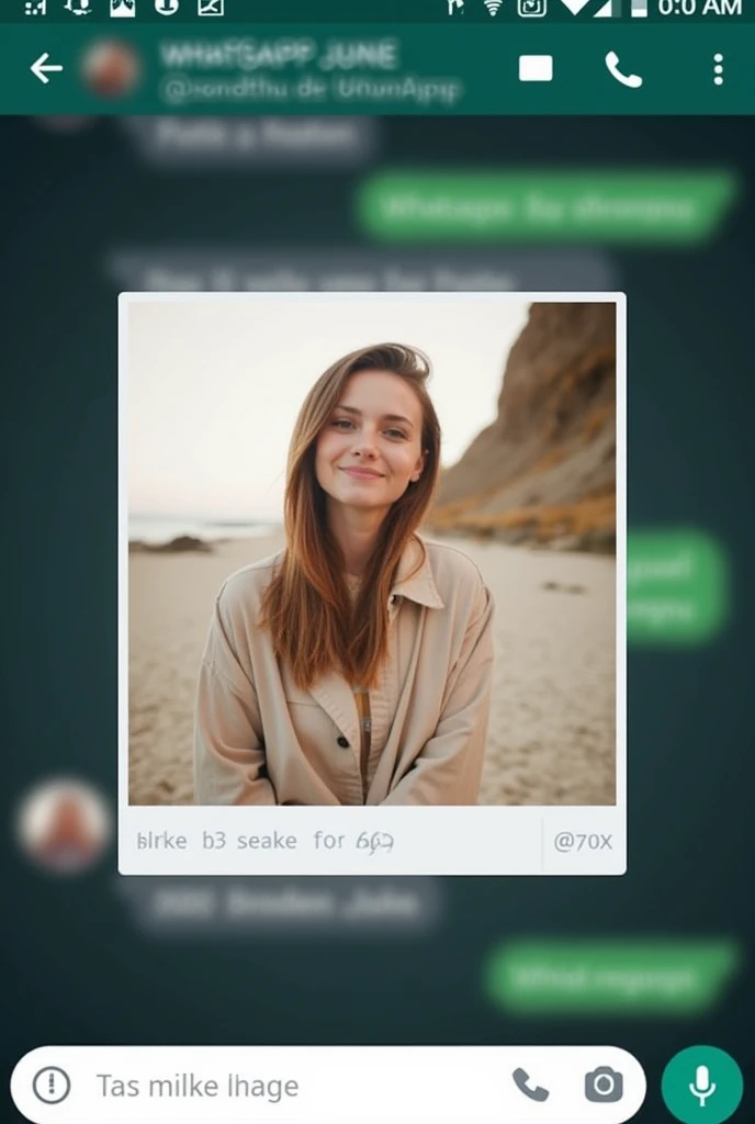 Take a photo with the whatsapp image 2