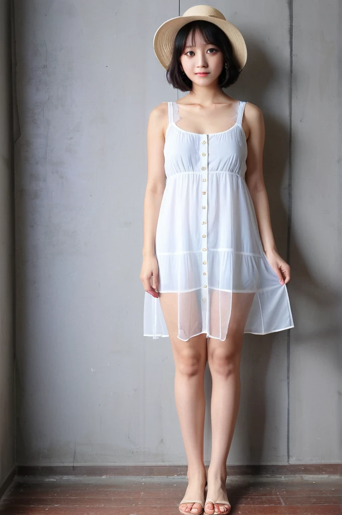 See-through summer dress、one piece