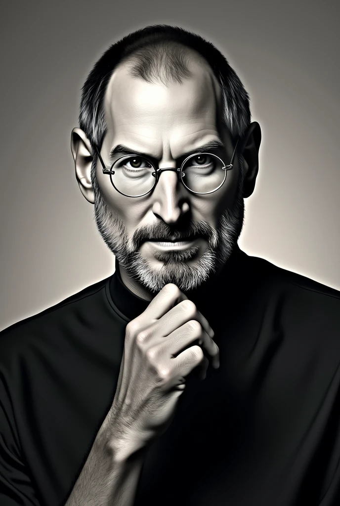 Create an Apple Logo Using Steve Jobs
