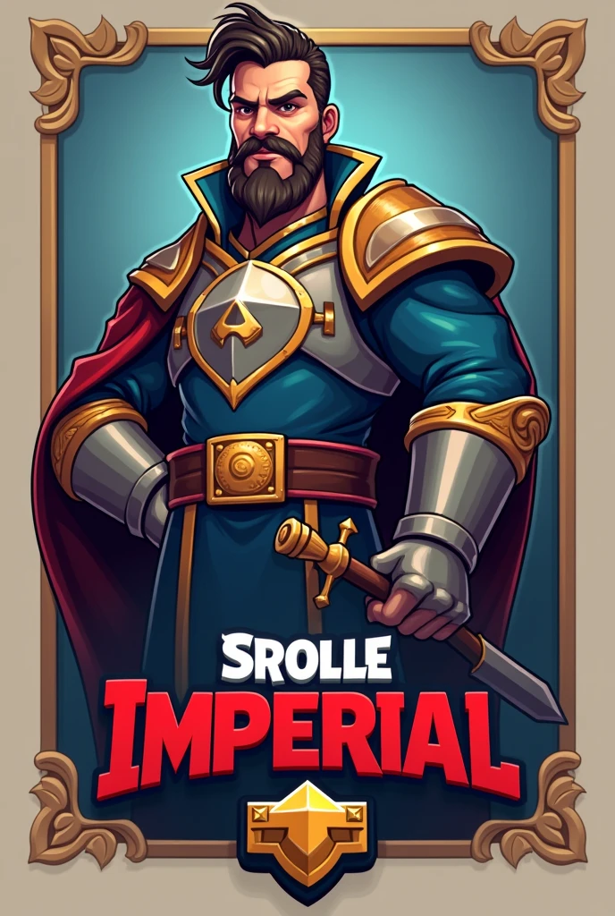 Logo de design para um clã de brawl stars chamado imperial