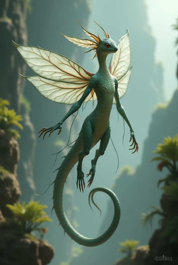 Worm with wings