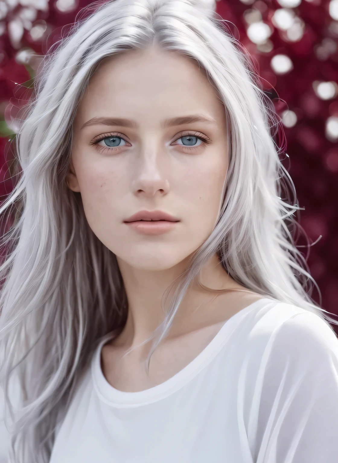 white hair