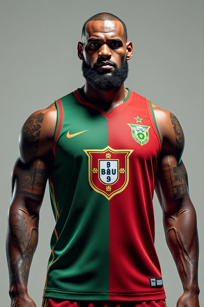 Lebron with Vasco's shirt