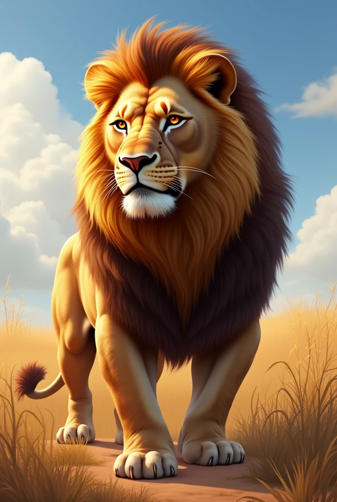 A lion