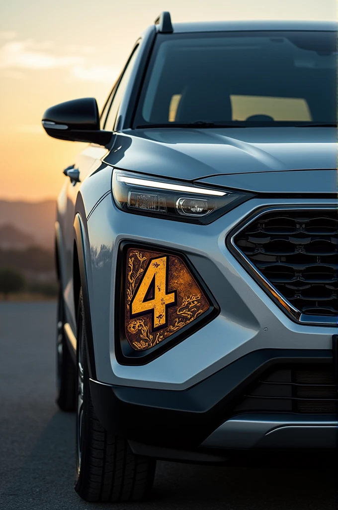 Hyundai Terracan sticker that says 4 musketeers