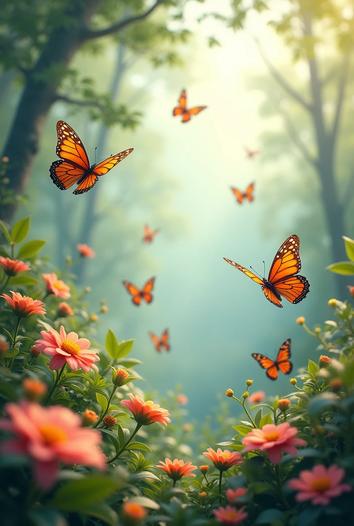 Give me reminders based on butterflies and nature