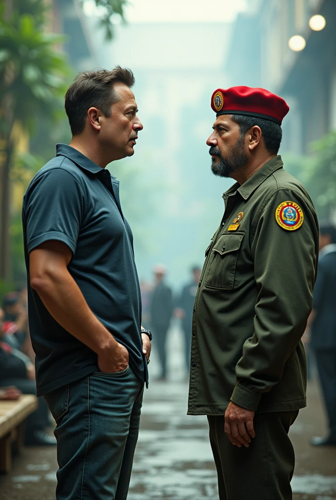 elon musk with hugo chavez frias