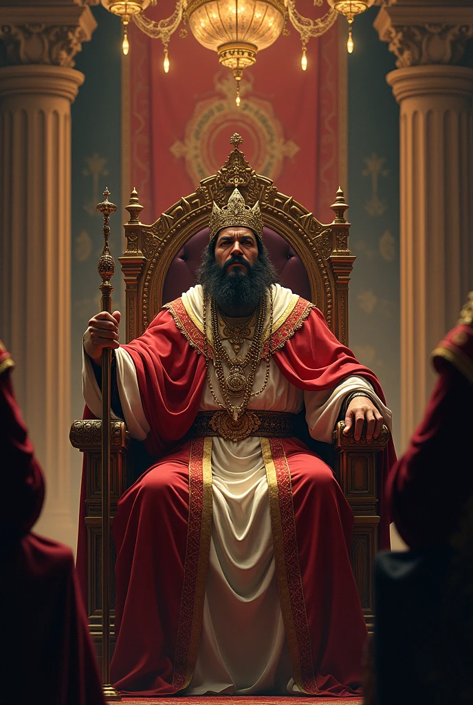 King Ahasuerus