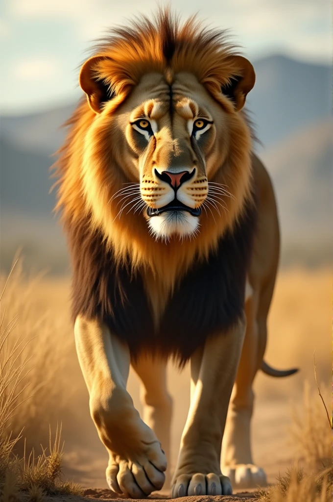 A lion video