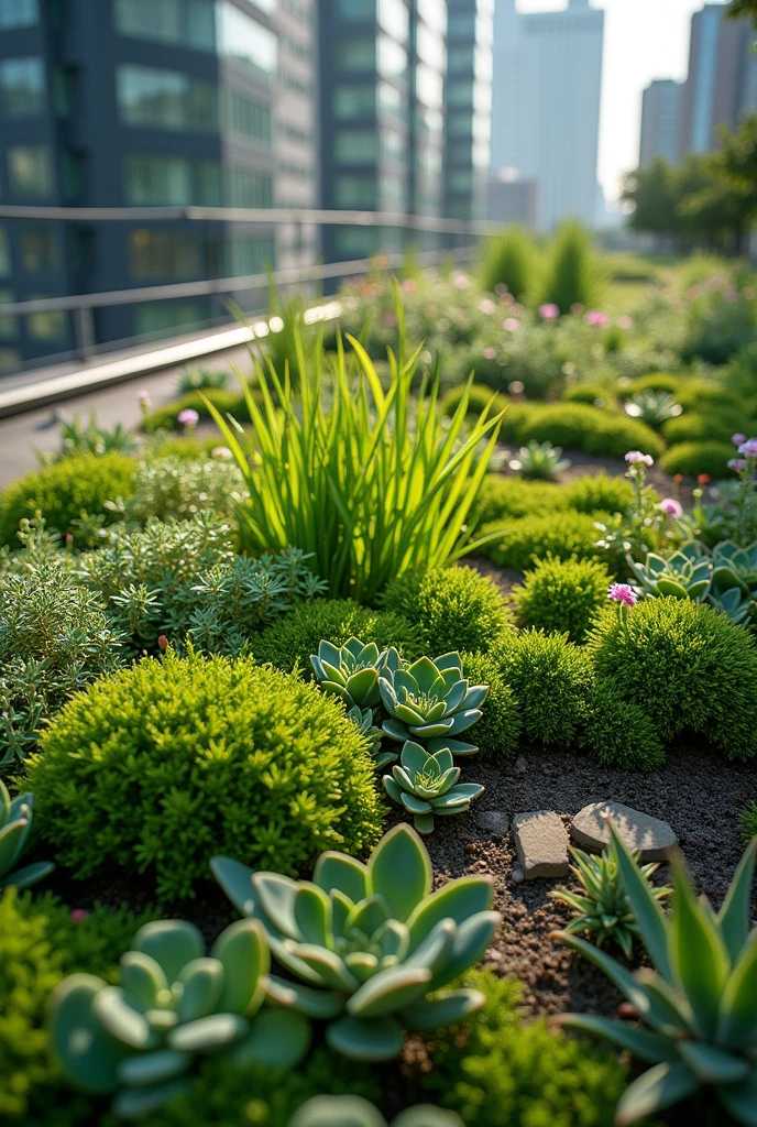 detail of green roof