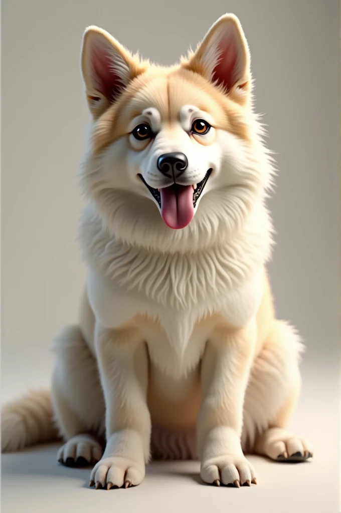 Make me a cross between a German Shepherd and a Maltese Bichon 