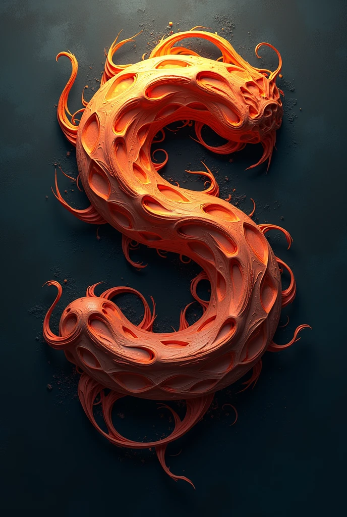 create designs with the letter s, longer