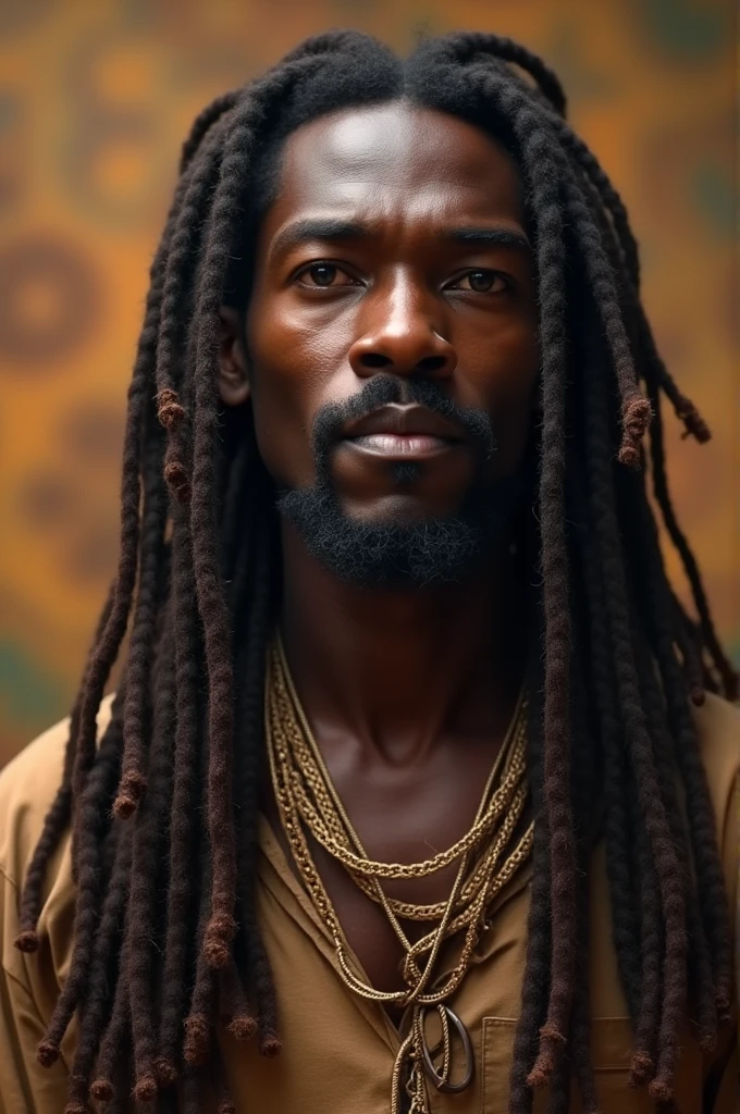black man with dreadlocks