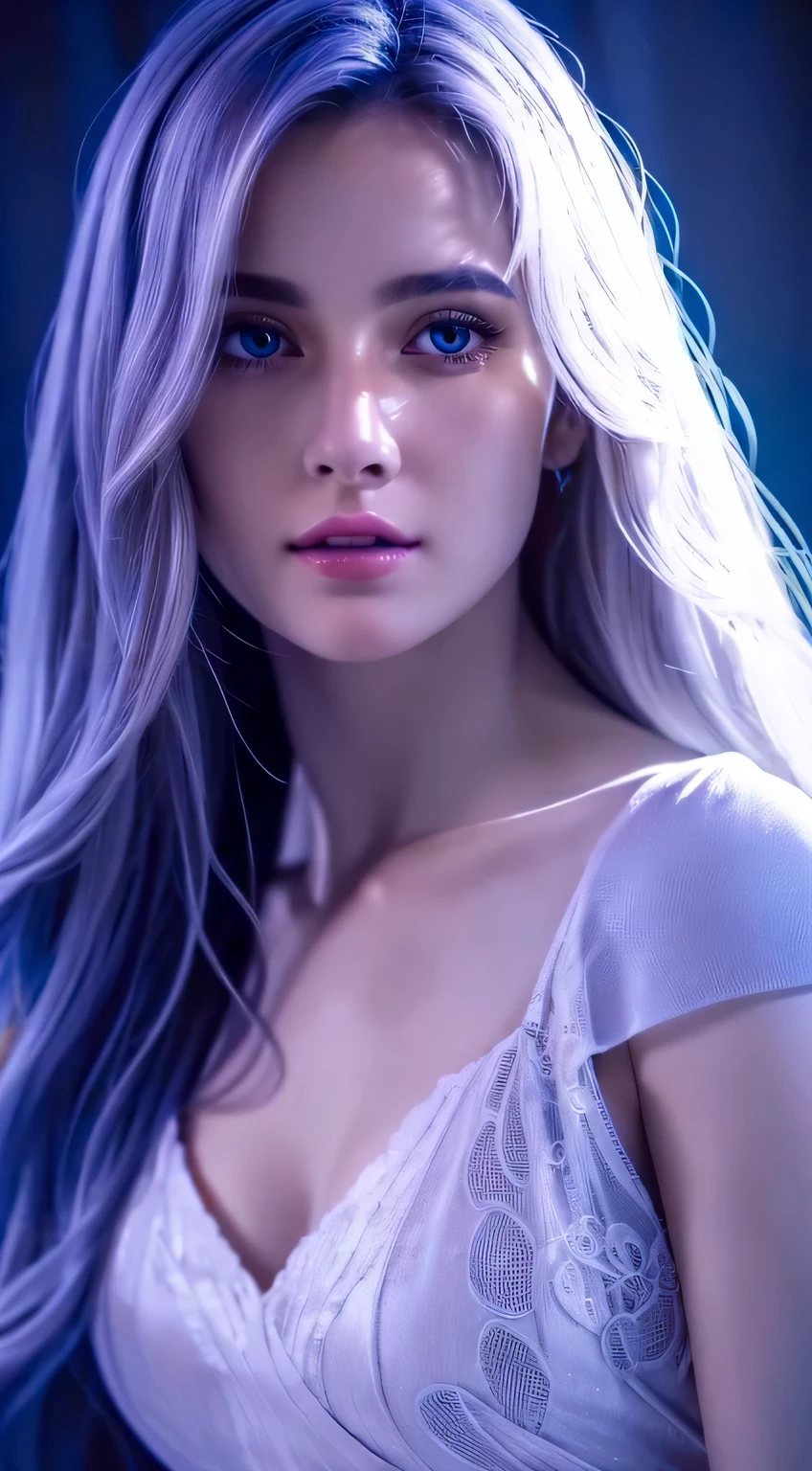 white hair