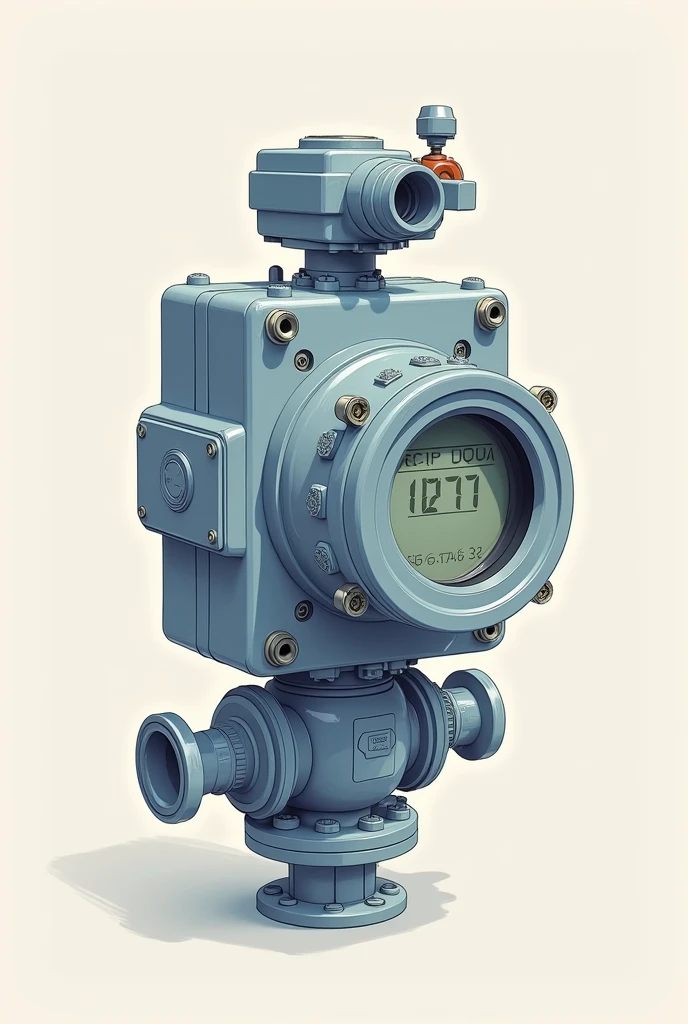 water meter reading drawing