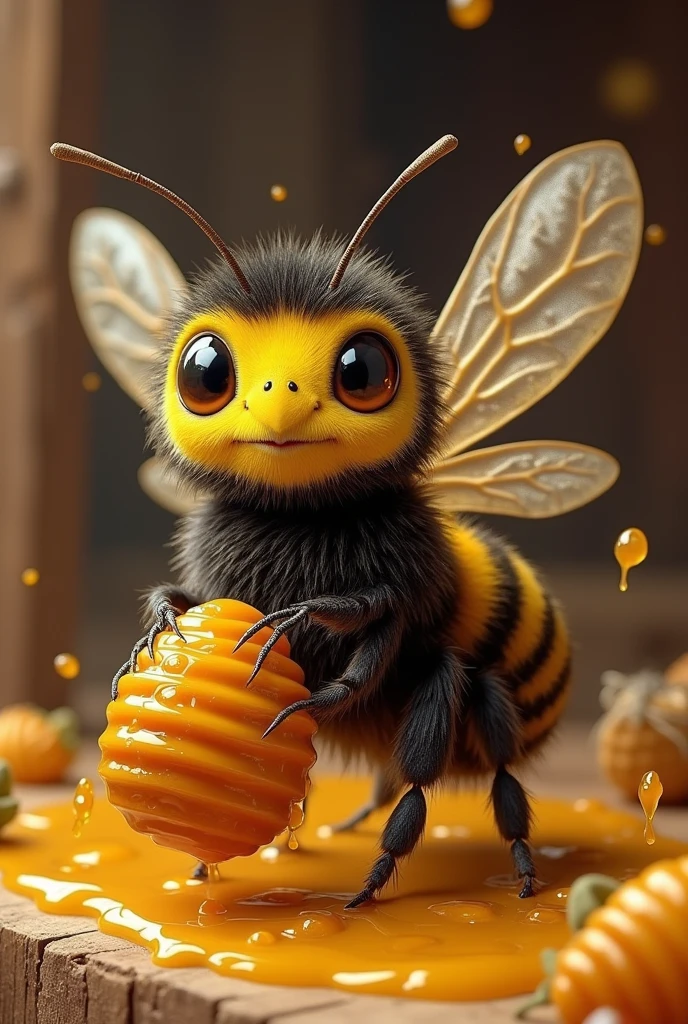 A bee for sale of honey