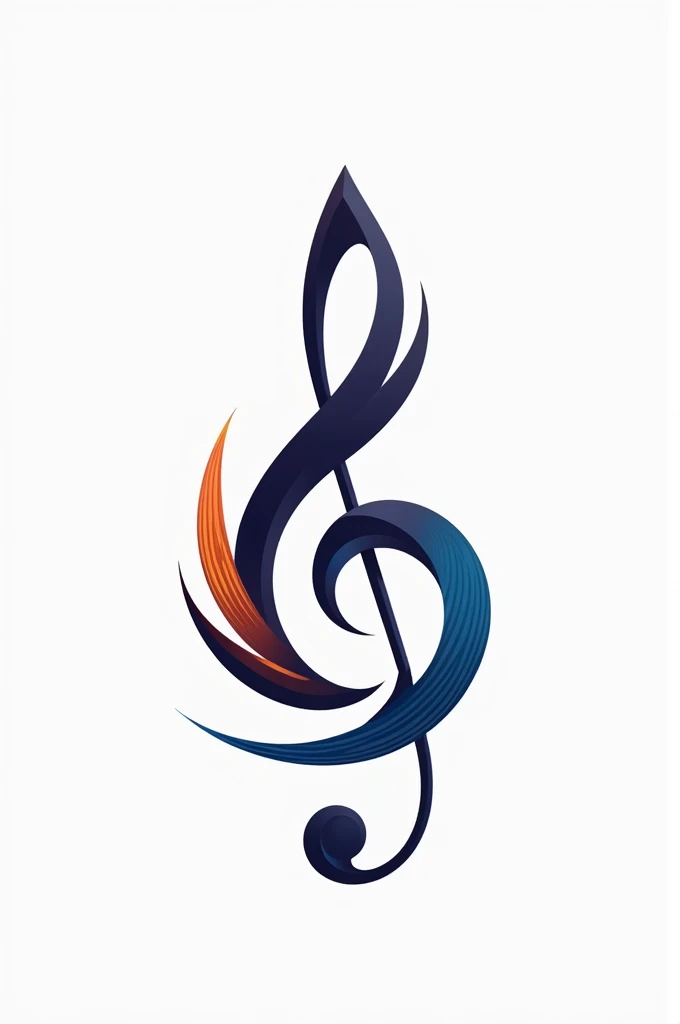 I need a logo with a transparent background that has a treble clef musical note merged with a soccer ball 