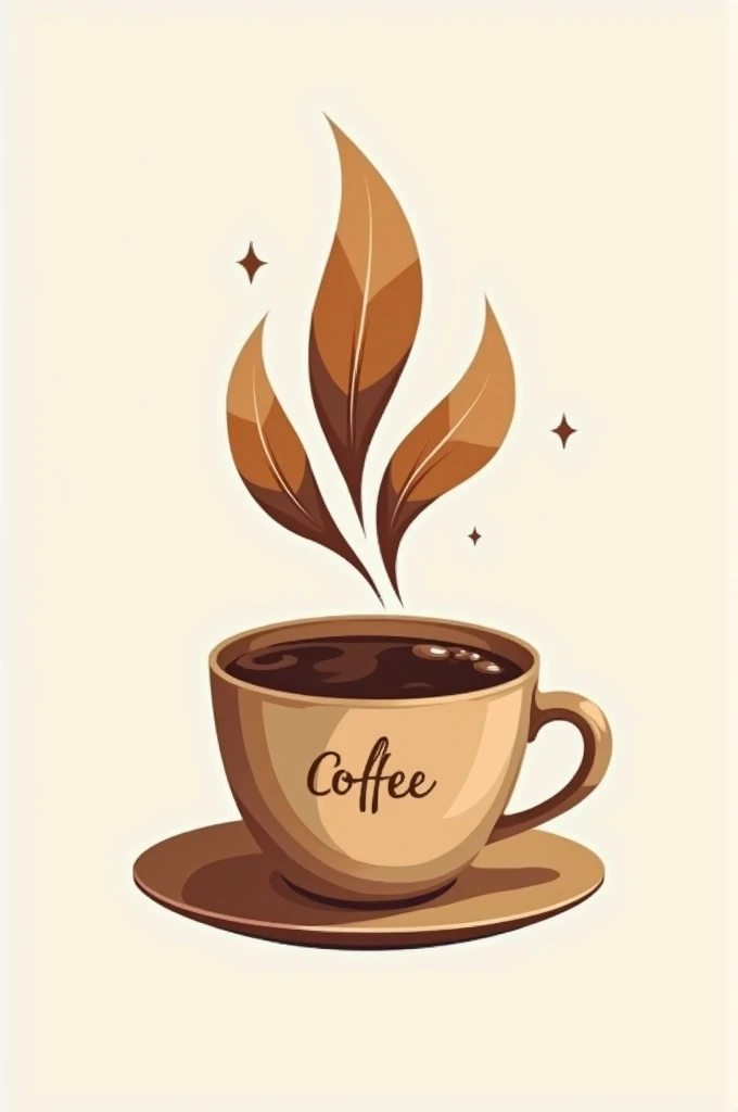 Logo coffee with word “trọng coffee