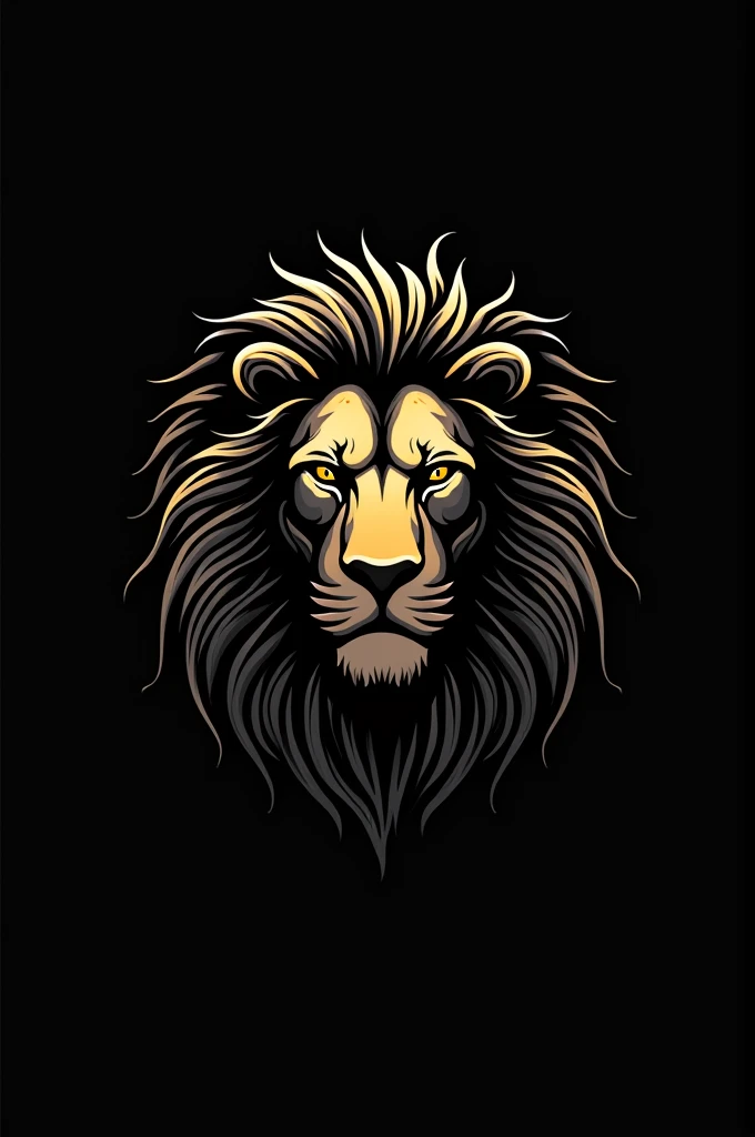 Un logo et or sur le nom DADDYSON avec une arrière plan tête de lion