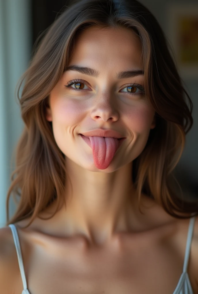 1Vagina, Make a girl with a vagina in your face,make a vagina in the woman face, with a vagina face, clitoris, no mouth, noseless, best qualityer, high resolution, Caucasian skin,