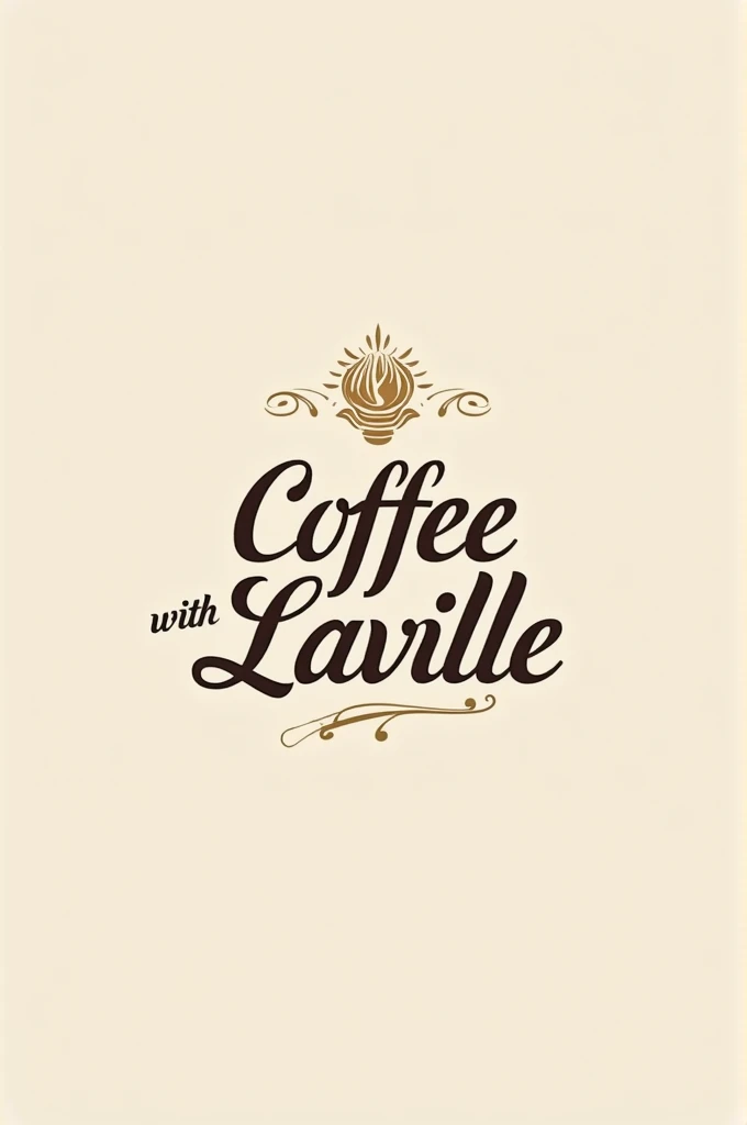 Logo coffee with laville