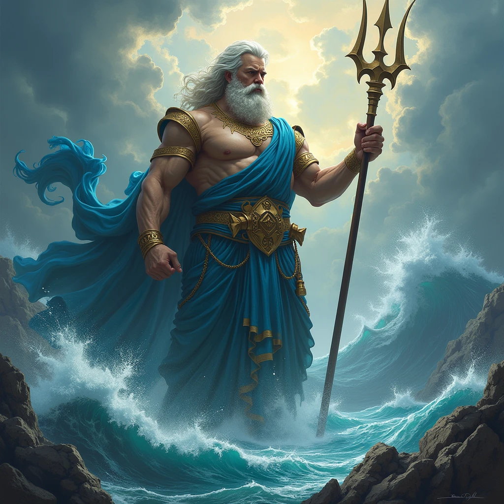 Poseidon, the King of the Sea in Greek Mythology
