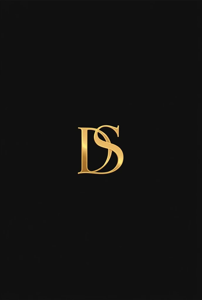 Un logo noir et or sur le DADDYSON store avec une serso
