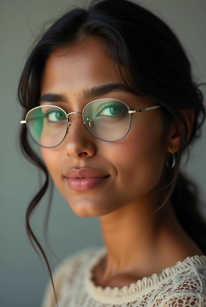 Bangladeshi woman with glasses