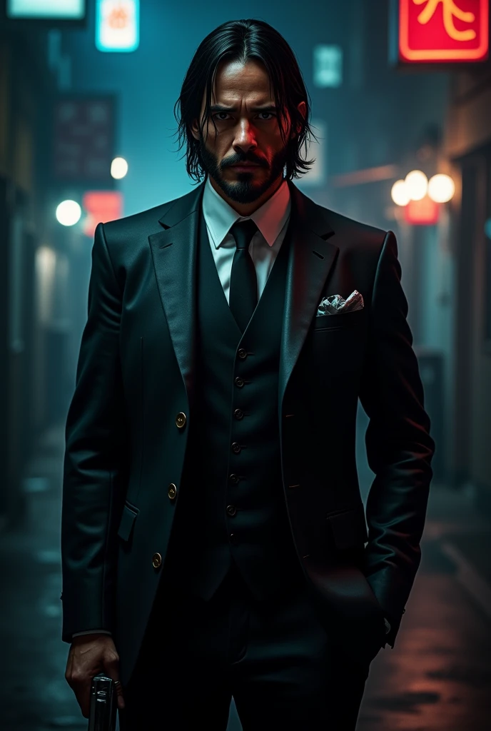 John Wick, dark, louis vuitton