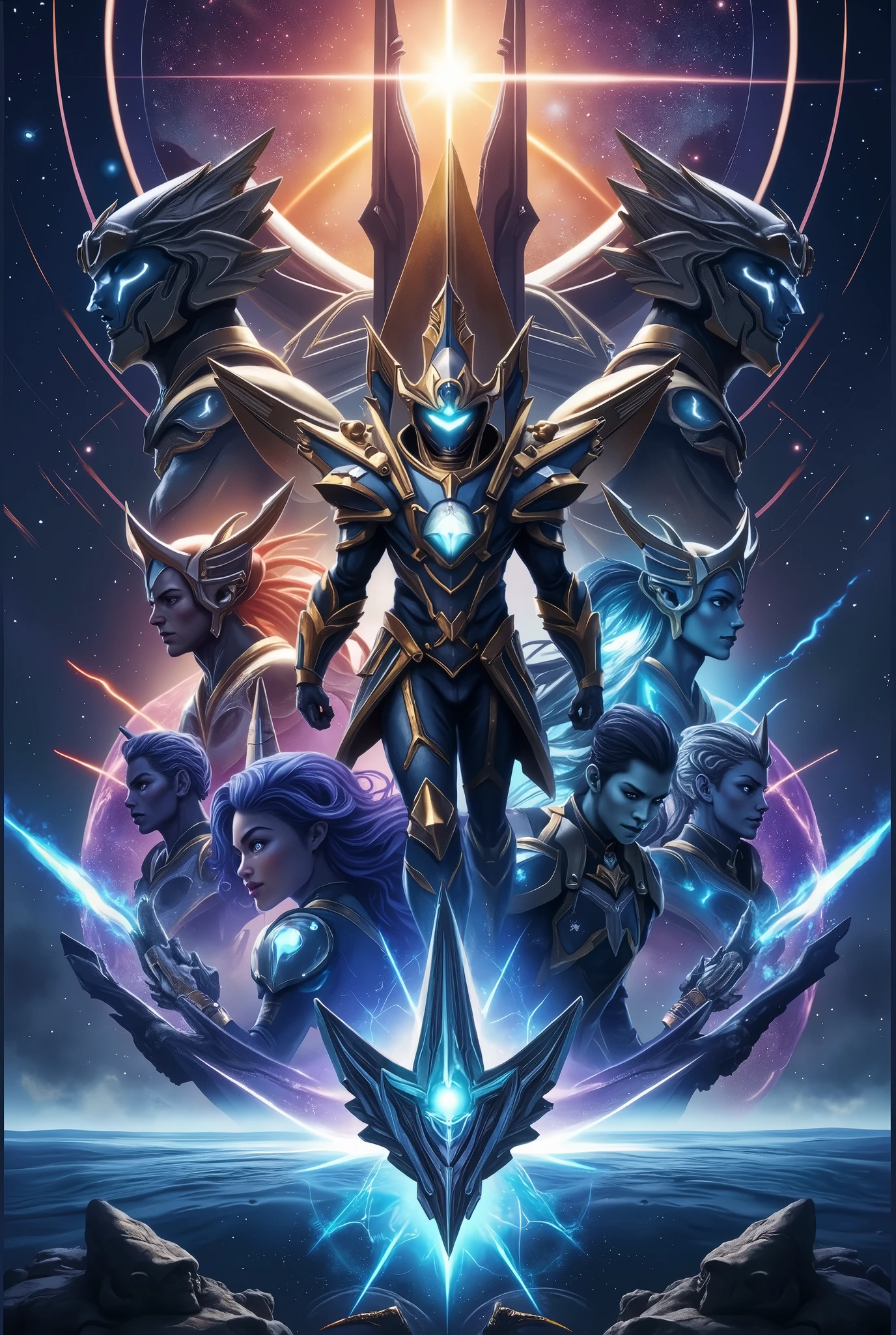 (best quality,4k,8k,highres,masterpiece:1.2),ultra-detailed,(realistic,photorealistic,photo-realistic:1.37),fantasy race,planet mercury,armor,detailed characters,distinctive features,otherworldly landscape,futuristic elements,shiny metal armor,elaborate helmets,fantastical weapons,glimmering shields,breathtaking scenery,mysterious atmosphere,distant horizon,ethereal lighting,vibrant colors,celestial beings,dynamic poses,epic battle scene,otherworldly creatures,unearthly beings,magical energy,spellbinding aura,cosmic powers,mythical creatures,powerful guardians,sculpted muscles,fierce expressions,alien technology,advanced weaponry,interstellar travel,astral realm,ancient civilization,timeless beauty,mythological lore,grandiose temples,celestial bodies,starlit sky,intergalactic warriors,majestic structures,extraterrestrial artifacts