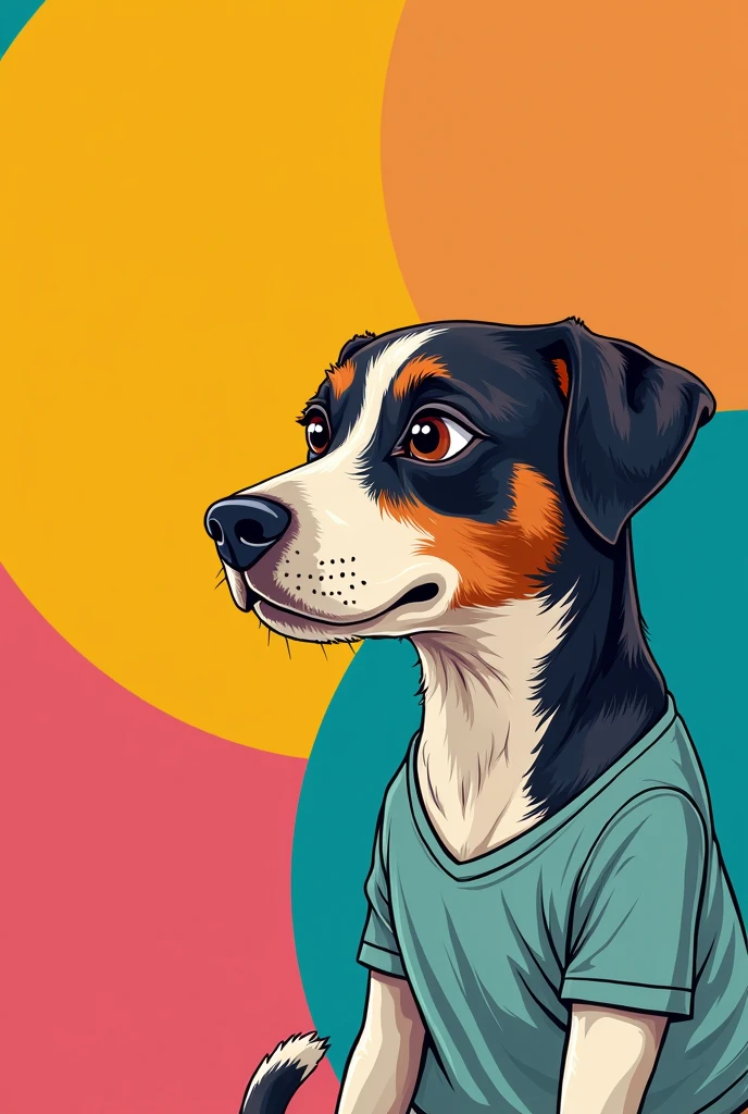 Create an Instagram profile picture with the text 'Achei Ali' in Portuguese (brazil). The image must have vibrant and inviting colors that refer to the offer of a variety of products., as home accessories, pet clothes and toys. The color palette should convey confidence, accessibility and a modern touch. O design deve ser simples, but impactful, with legible and engaging typography, suitable for a profile that aims to attract and maintain the attention of followers.