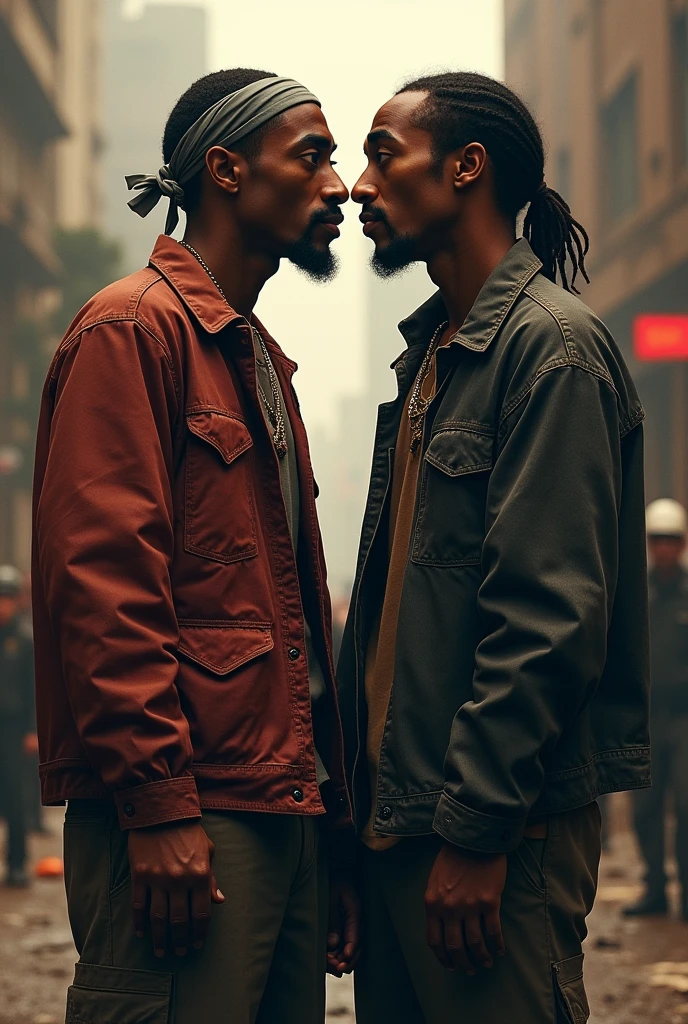 2pac with yaki kadafi
